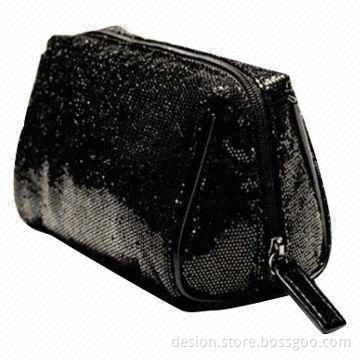 Polyester cosmetic bag with unique pattern